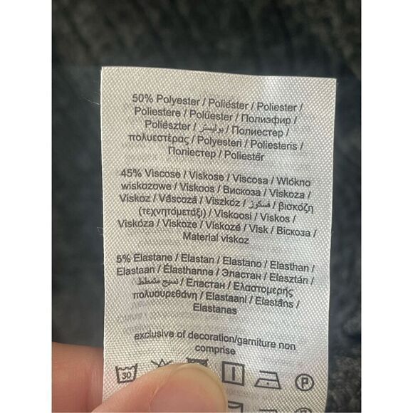 Only Carmakoma dark grey ribbed long sleeve top Size 1X - Picture 7 of 7